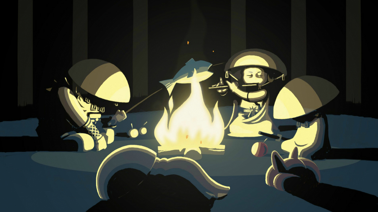 Обои ниндзя, стелс игры, освещение, космос, игра-боевик в разрешении 1280x720