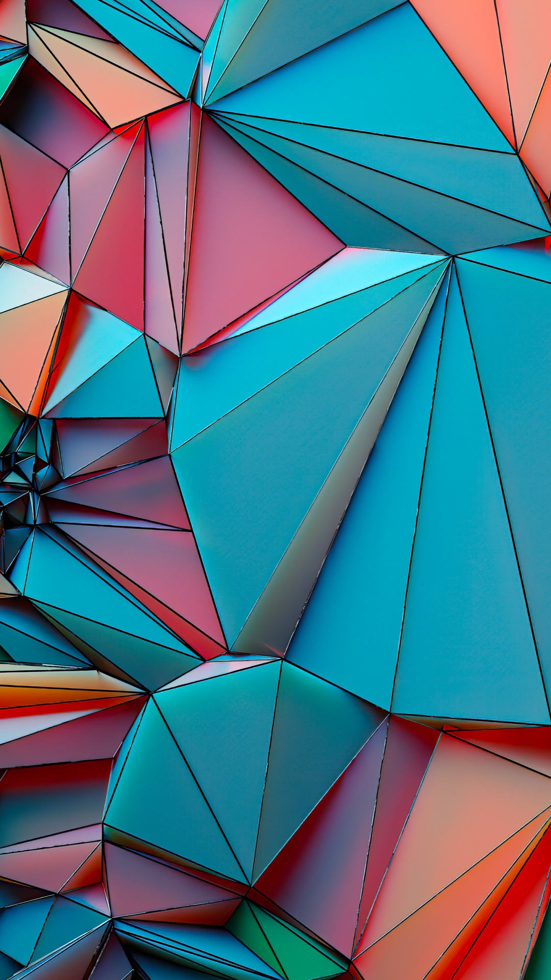 Обои треугольник, синий, белые, свет, лазурный в разрешении 1080x1920