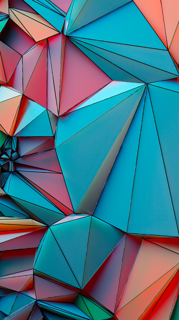 Обои треугольник, синий, белые, свет, лазурный в разрешении 750x1334