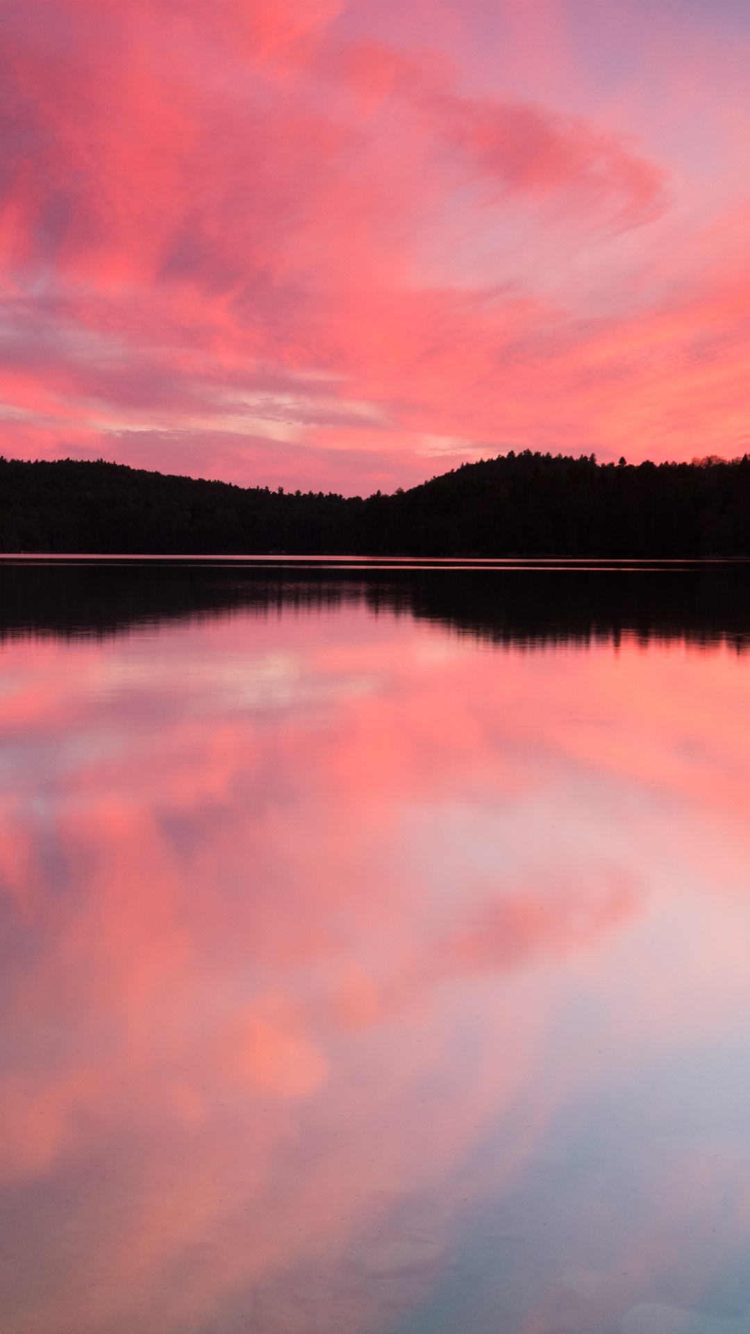 Обои Озеро Хиллер, озеро, Эсперанс, отражение, природа в разрешении 1080x1920