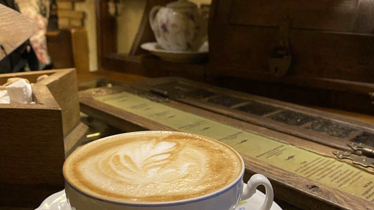 Обои капучино, кофе, кофейня, кофе эспрессо, Винер меланж в разрешении 1280x720