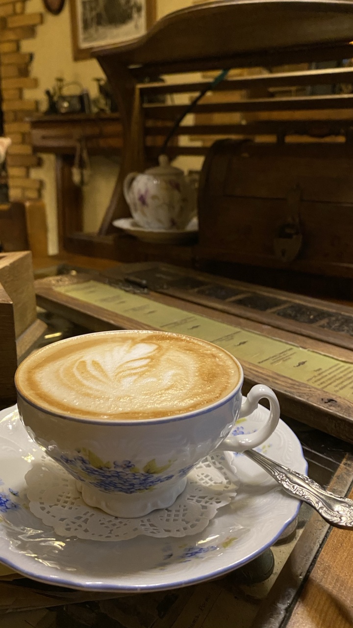 Обои капучино, кофе, кофейня, кофе эспрессо, Винер меланж в разрешении 720x1280