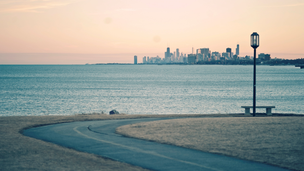 Обои море, горизонт, вода, океан, линия горизонта в разрешении 1280x720