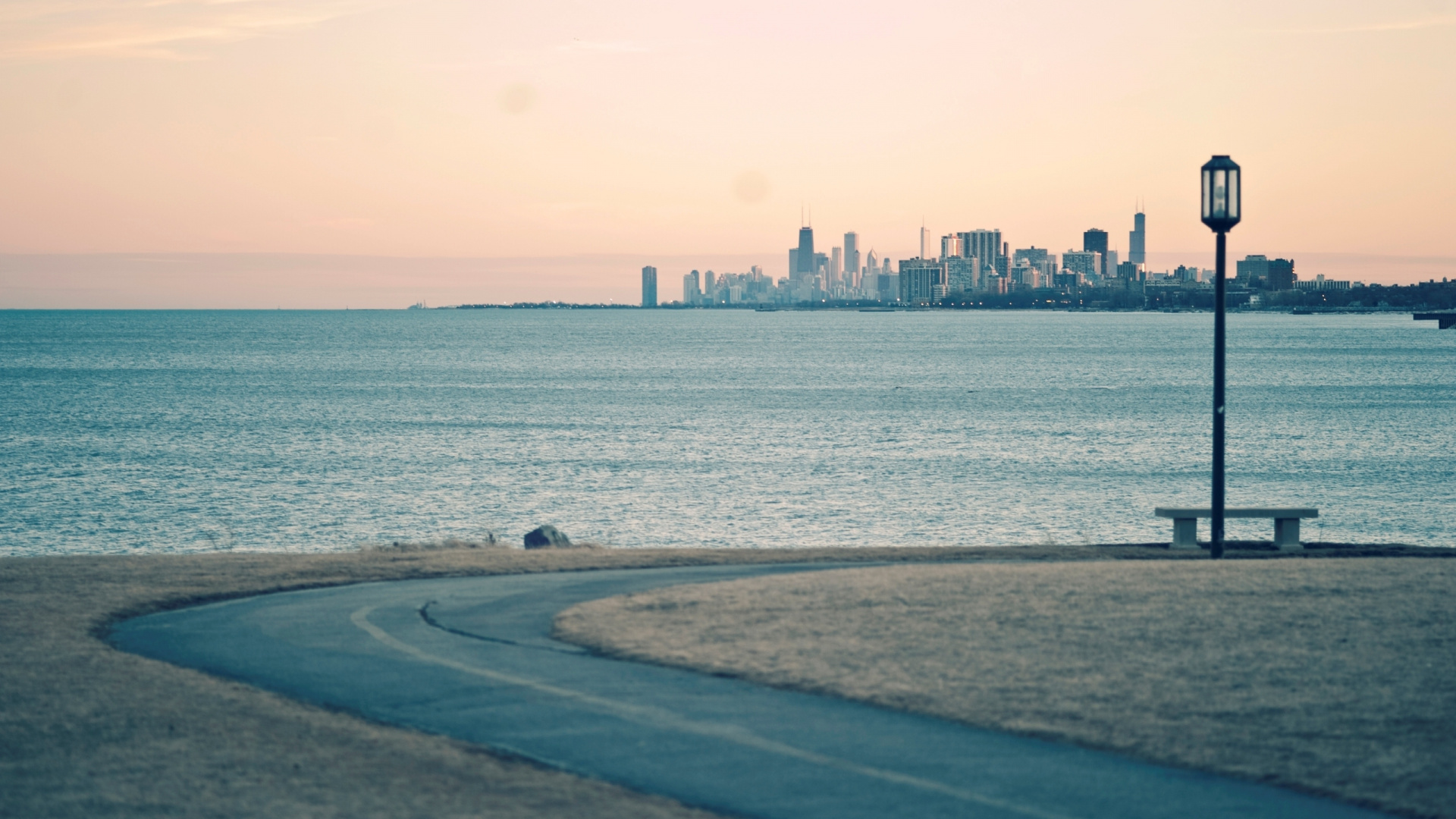 Обои море, горизонт, вода, океан, линия горизонта в разрешении 1920x1080