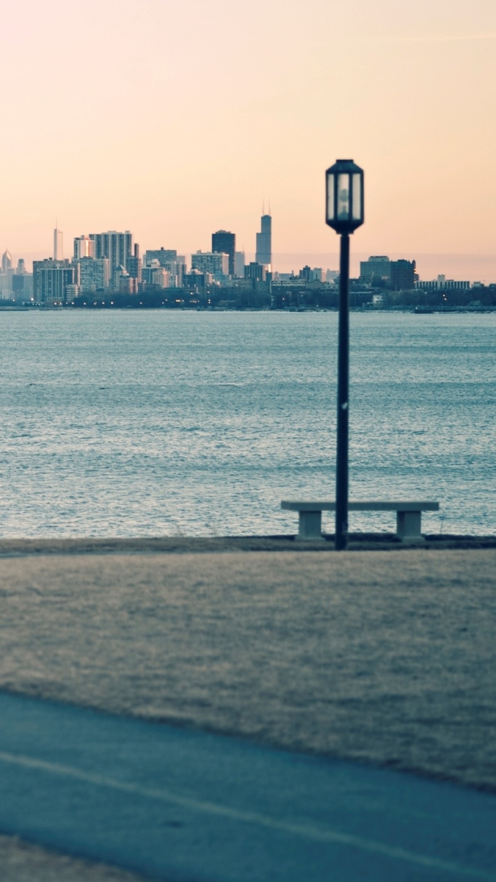 Обои море, горизонт, вода, океан, линия горизонта в разрешении 720x1280