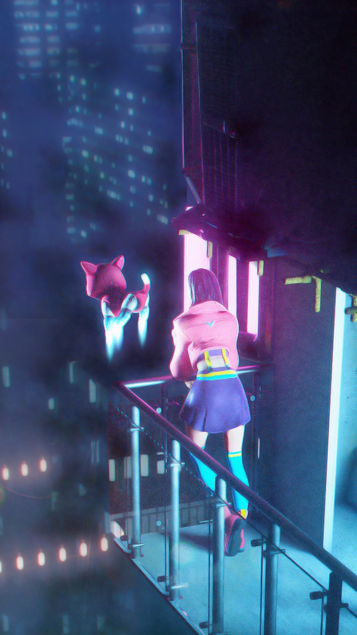 Обои fortnite, свет, Представление, пурпурный цвет, событие в разрешении 720x1280