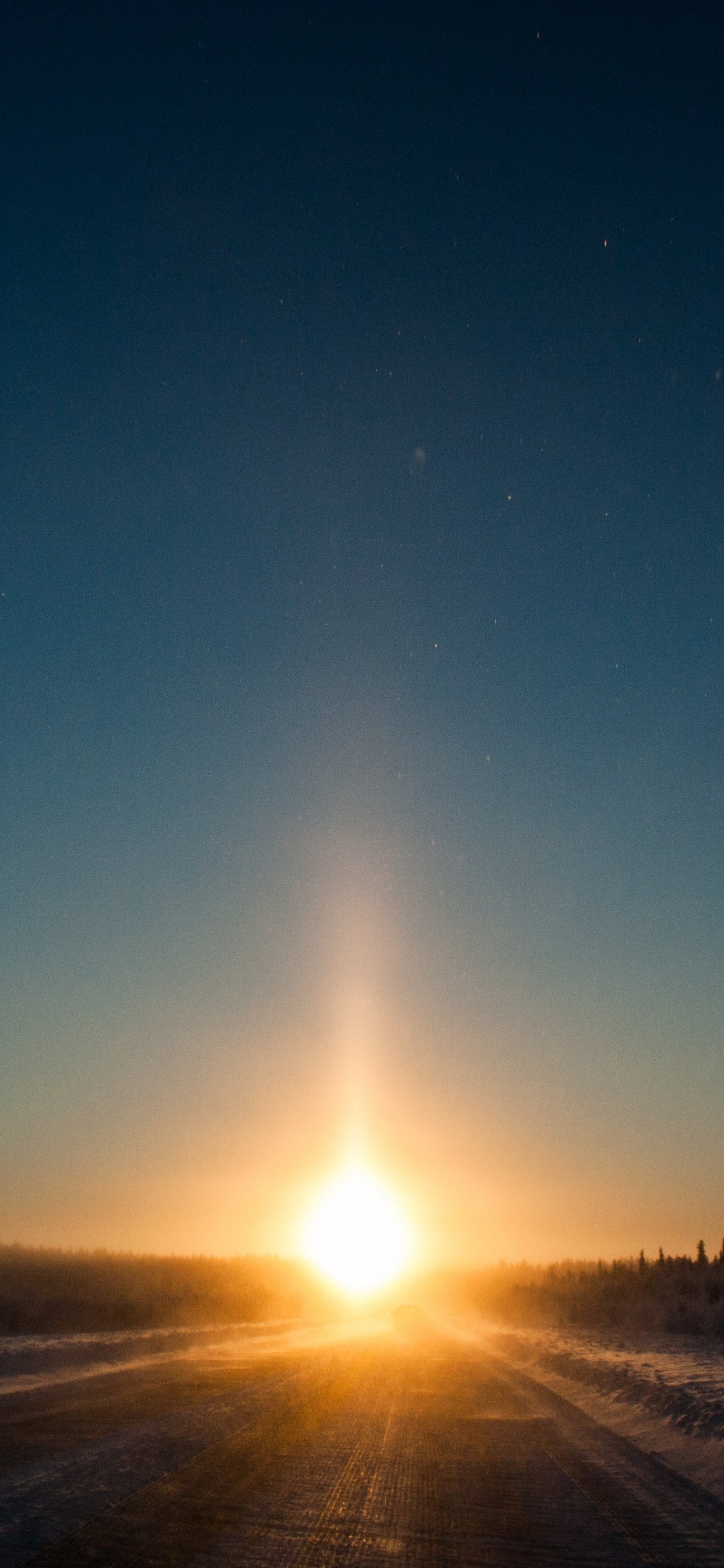 Обои горизонт, утро, дневное время, природа, атмосфера в разрешении 1242x2688