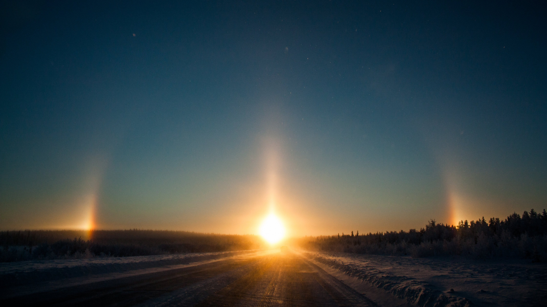 Обои горизонт, утро, дневное время, природа, атмосфера в разрешении 1920x1080