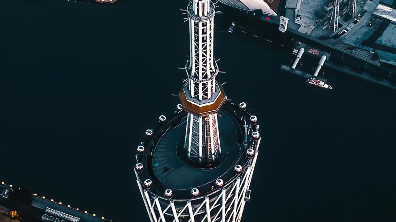 Обои метрополия, архитектура, здание, вышка, небоскреб в разрешении 1280x720