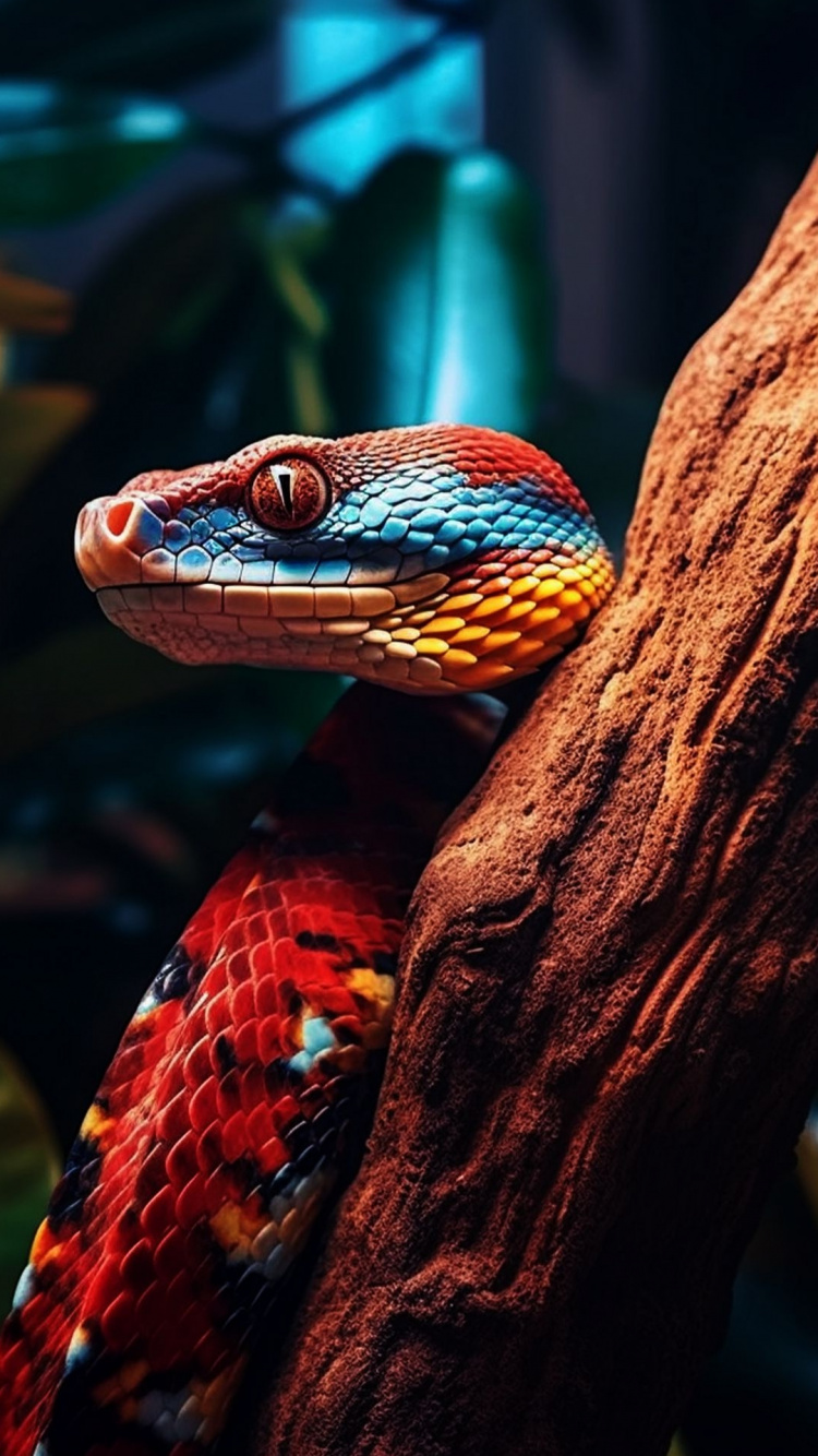 Обои аспидов, неуклюжие змеи, ужеобразные змеи, яма гадюк, голова в разрешении 750x1334