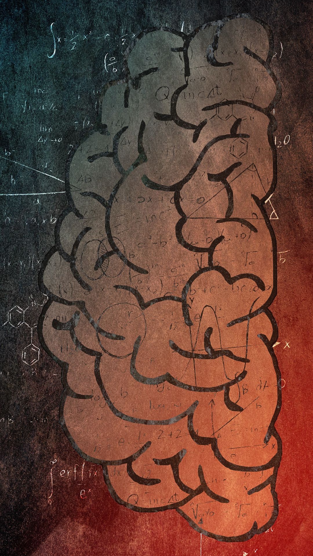 Обои интеллект, логика, математика, жест, арт в разрешении 1080x1920