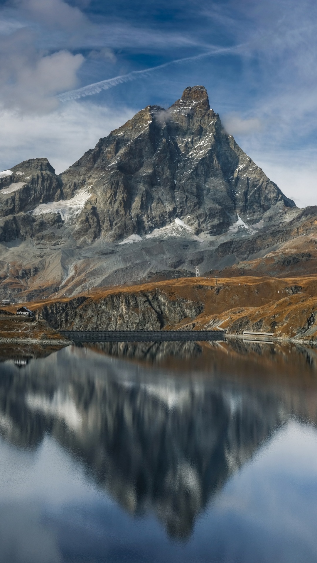 Обои предустановленная гора, гора, горный хребет, пейзажи гор, природа в разрешении 1080x1920