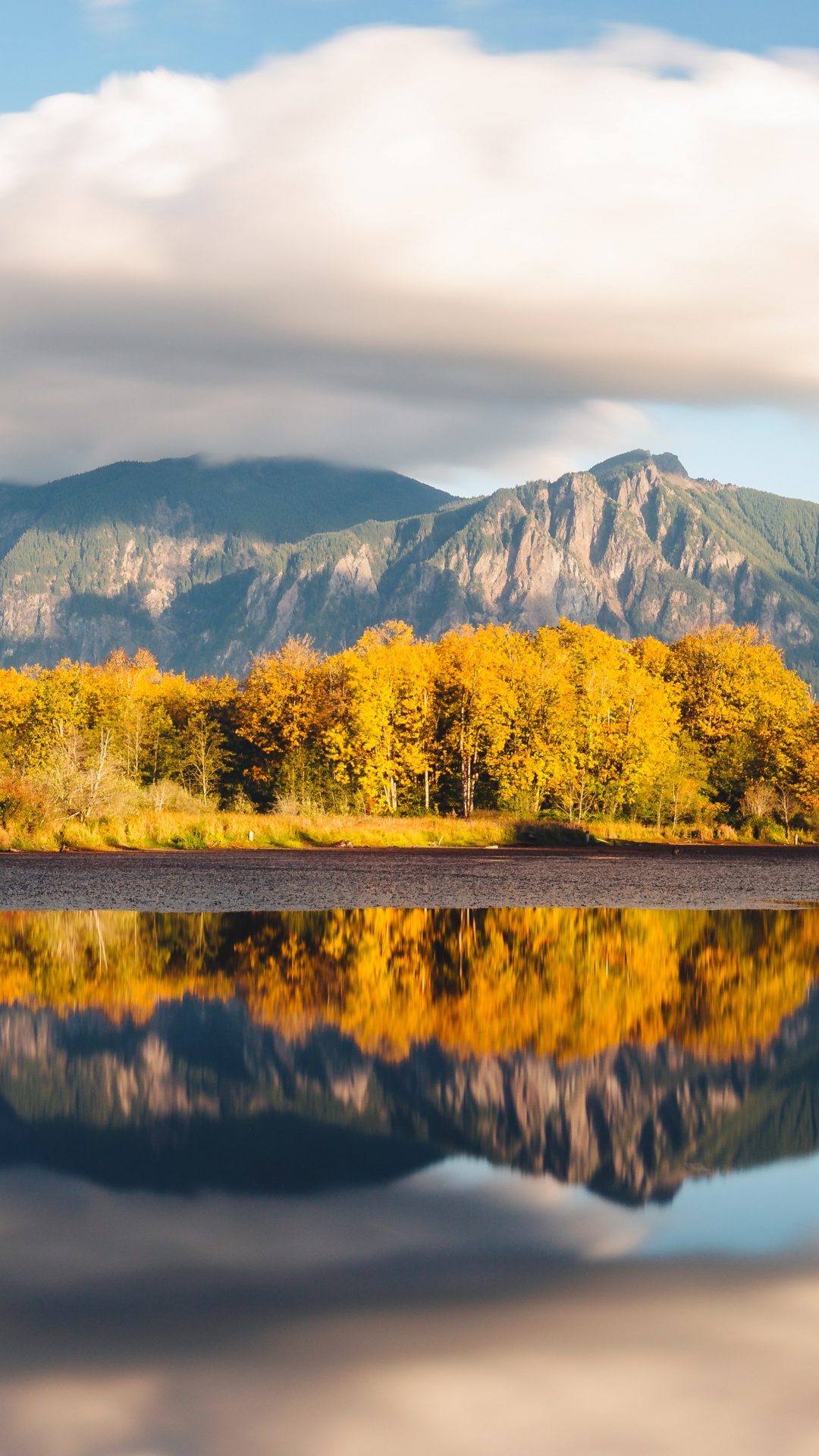Обои Сновалли оздоровительная терапия, вода, облако, гидроресурсы, гора в разрешении 1080x1920