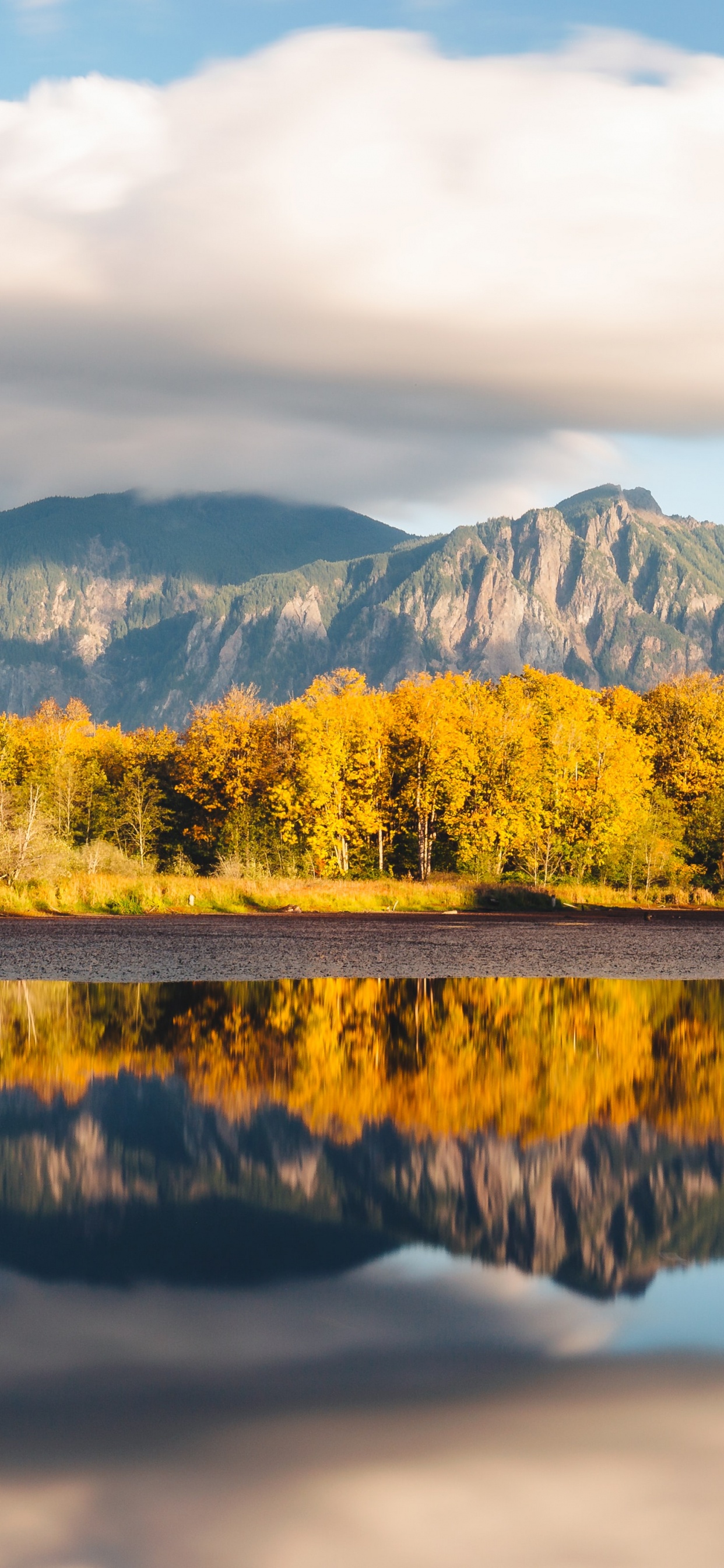 Обои Сновалли оздоровительная терапия, вода, облако, гидроресурсы, гора в разрешении 1242x2688