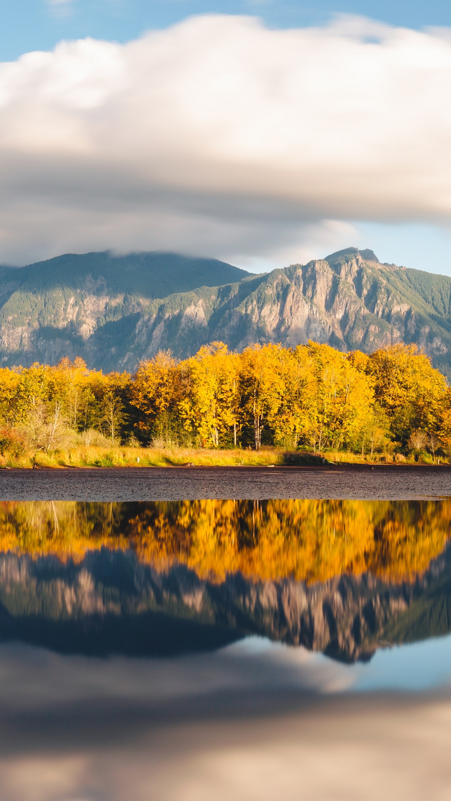 Обои Сновалли оздоровительная терапия, вода, облако, гидроресурсы, гора в разрешении 1440x2560