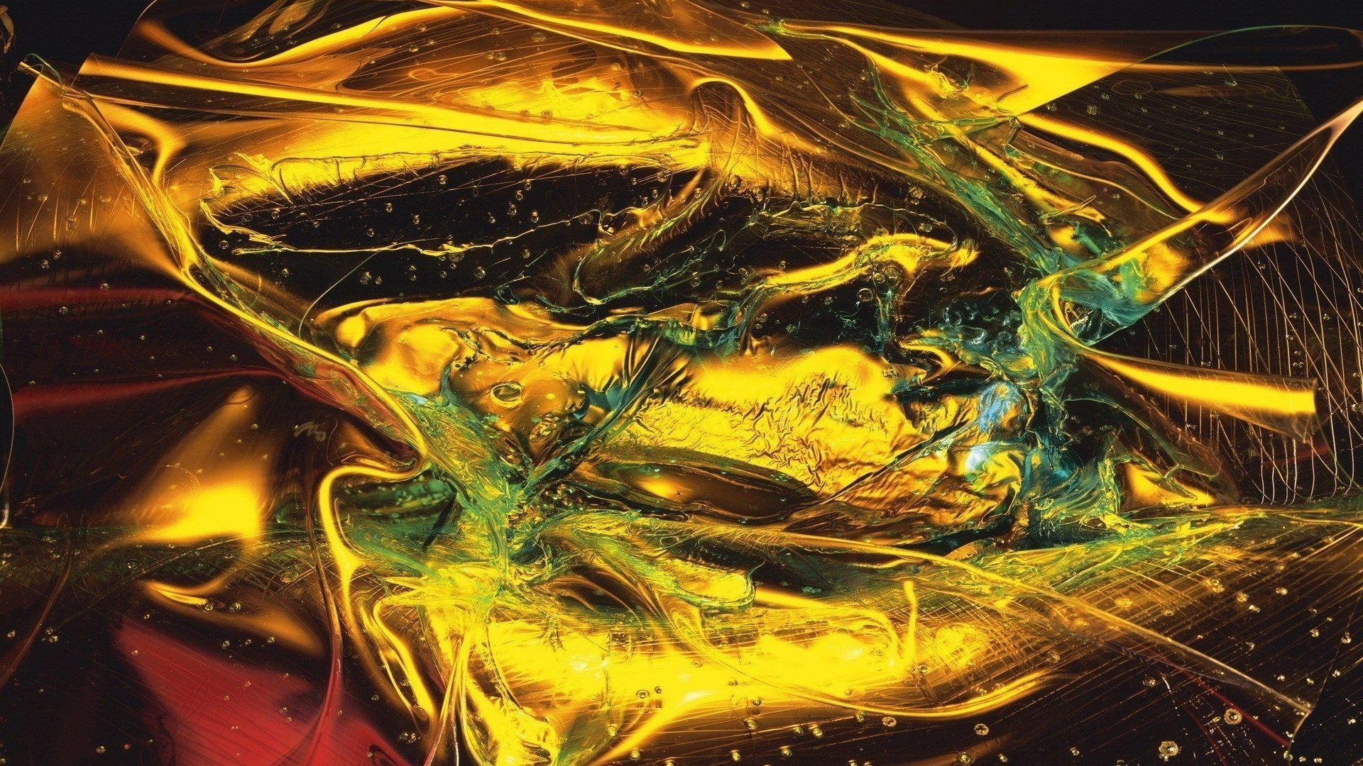 Обои абстрактное искусство, желтый, фрактальное искусство, фикция, фантастика в разрешении 1920x1080