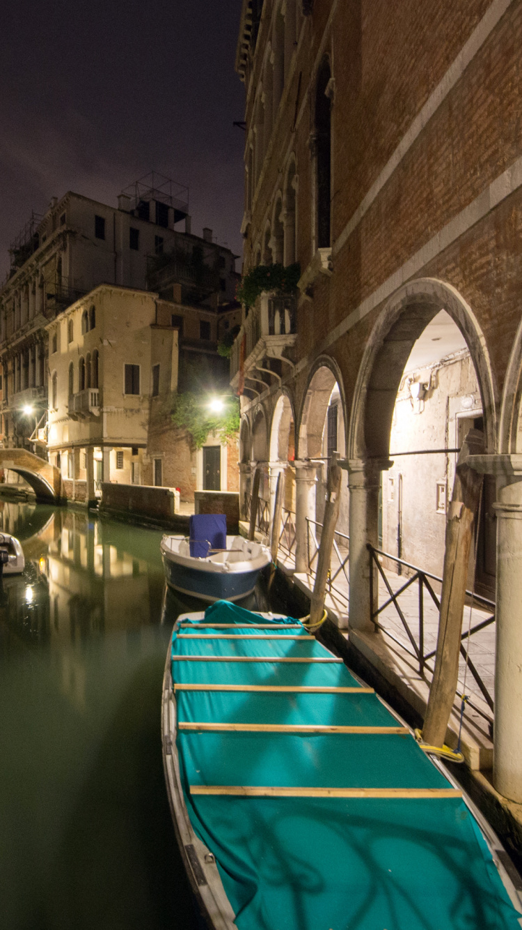 Обои отражение, Венеция, водный путь, канал, Гранд-канал в разрешении 750x1334