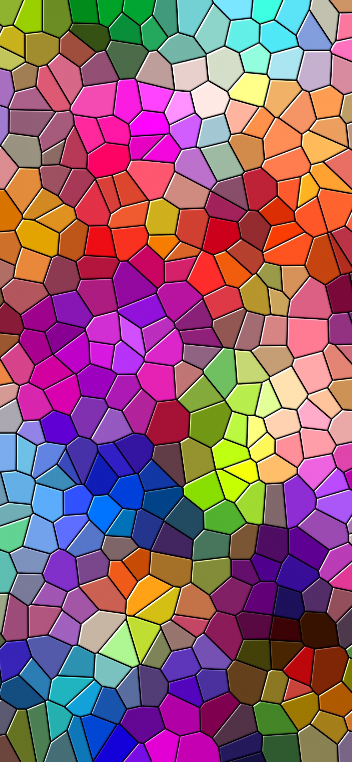 Обои плитка, цвет, мозаика, текстура, узор в разрешении 1125x2436