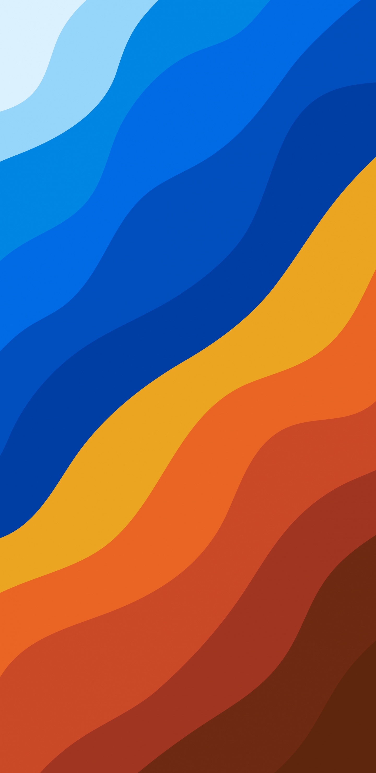 Обои Оранжевый цвет, материальное свойство, арт, полутона и оттенки, узор в разрешении 1440x2960