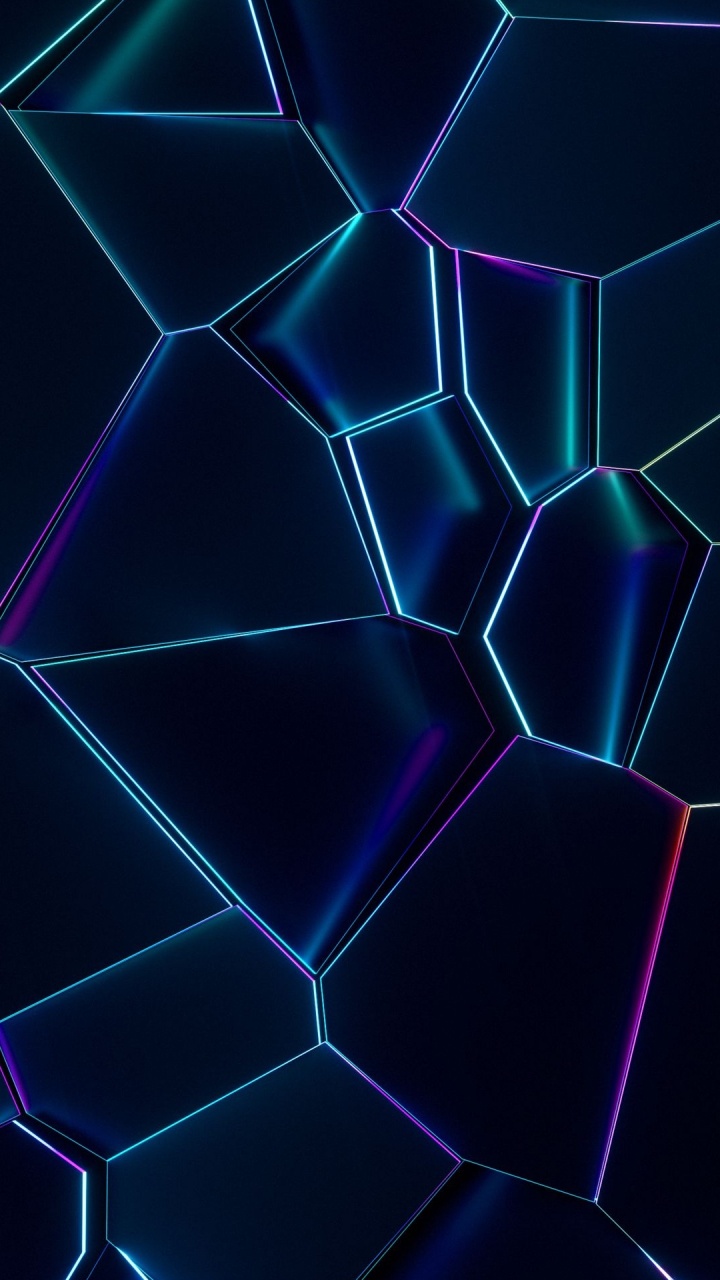 Обои синий rgb, цветовая модель RGB, синий, свет, арт в разрешении 720x1280