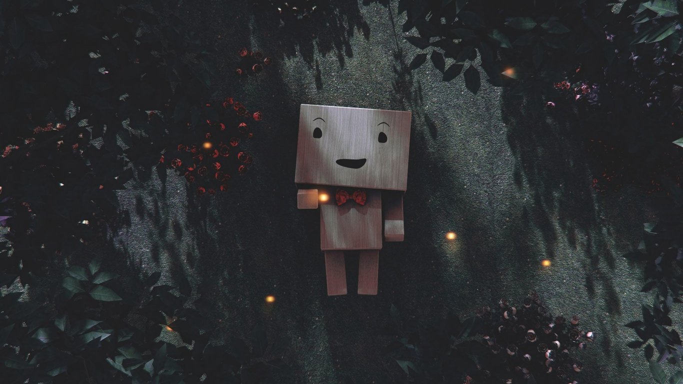 Обои ночь, космос, телевидение, искусство, арт в разрешении 1366x768