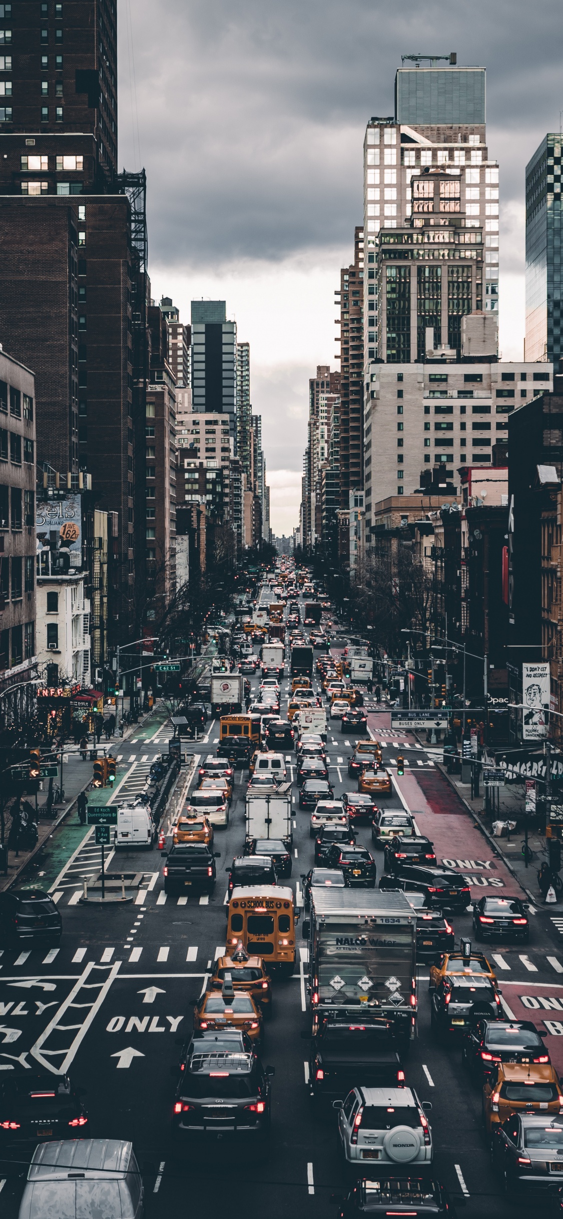 Обои день, Манхеттен, городской район, населенный пункт, жилой район в разрешении 1125x2436