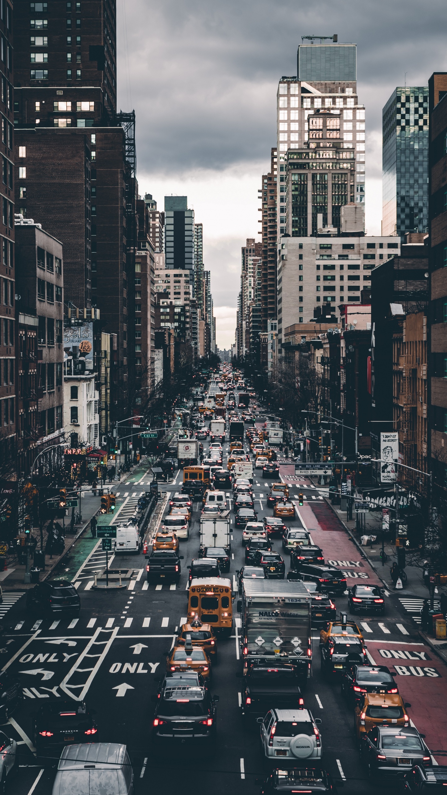 Обои день, Манхеттен, городской район, населенный пункт, жилой район в разрешении 1440x2560