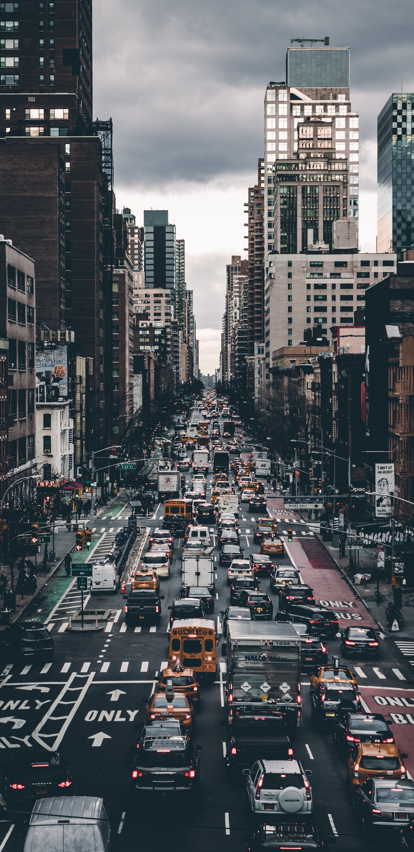 Обои день, Манхеттен, городской район, населенный пункт, жилой район в разрешении 1440x2960