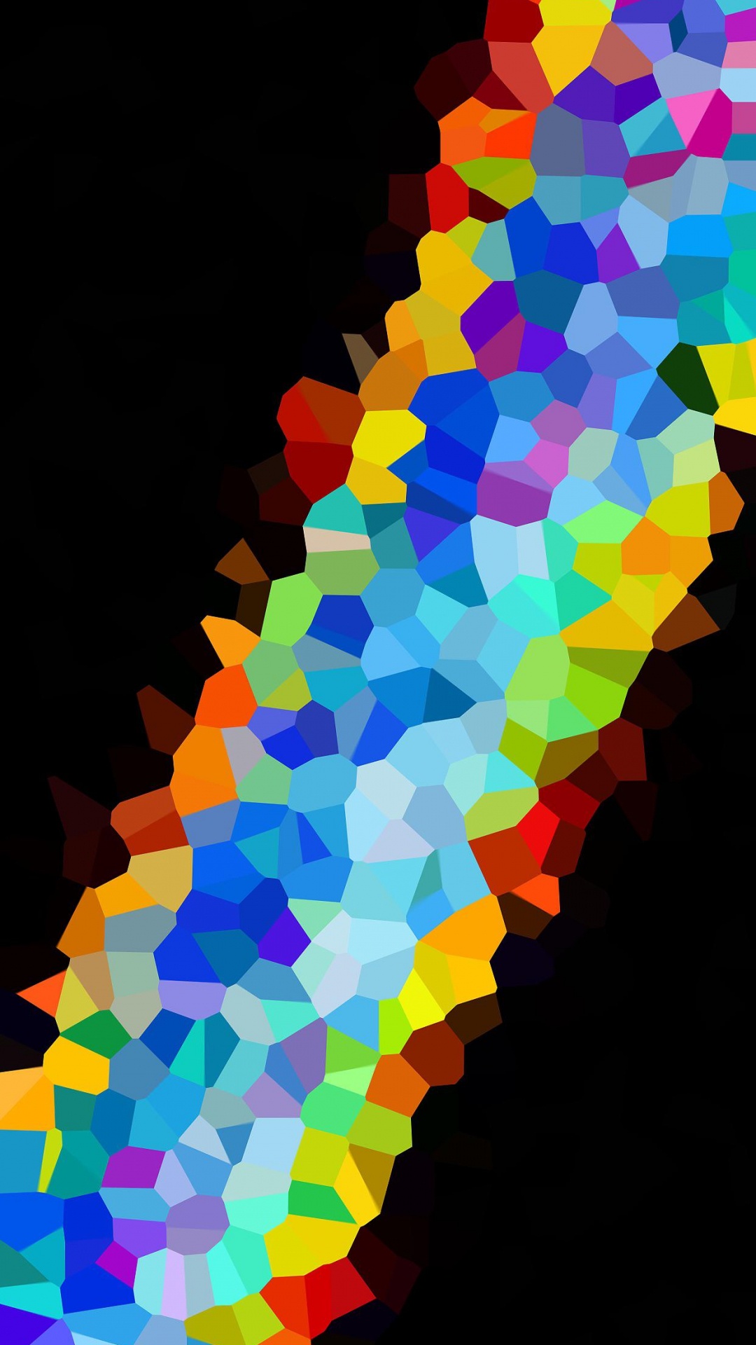 Обои Оранжевый цвет, склон, треугольник, полутона и оттенки, узор в разрешении 1080x1920