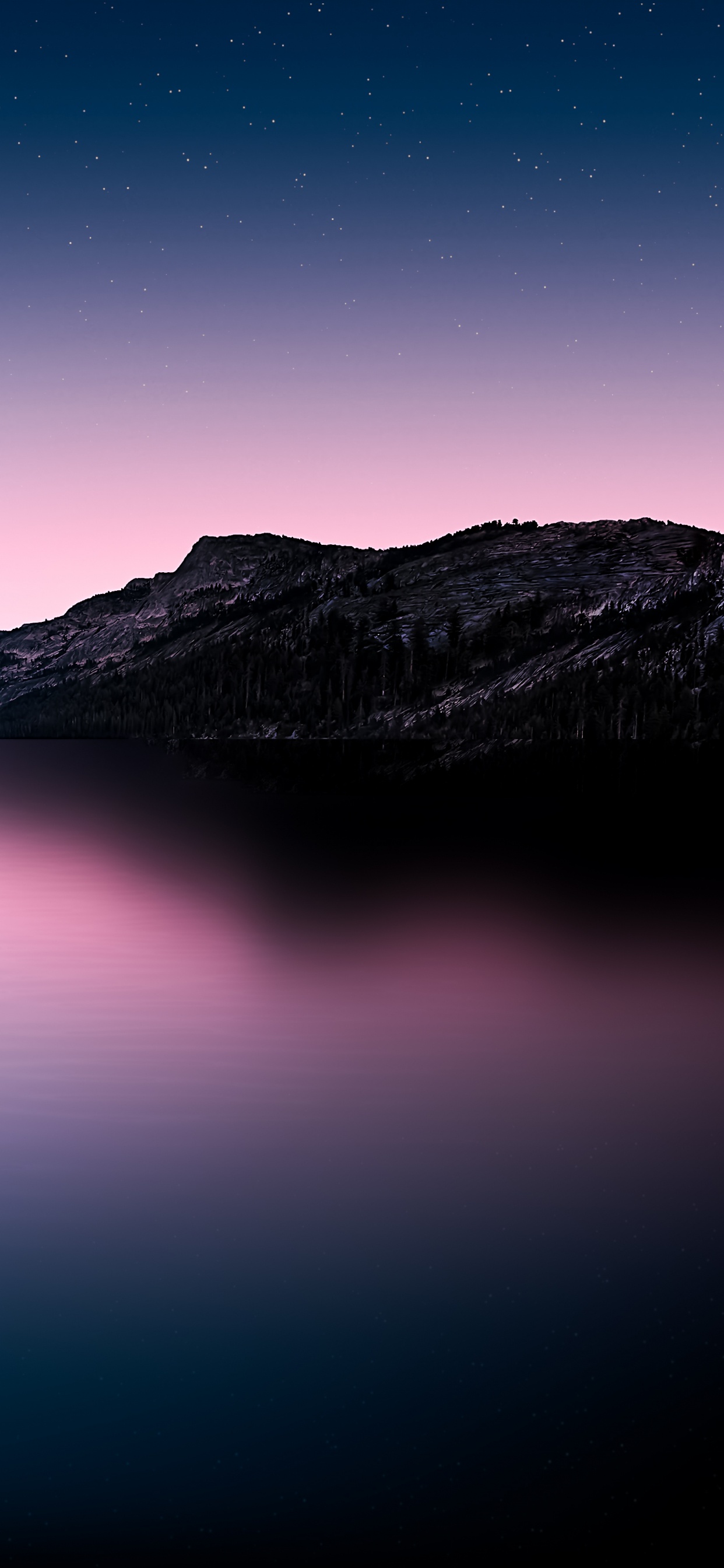 Обои атмосфера, гора, природный ландшафт, вода, нагорье в разрешении 1242x2688