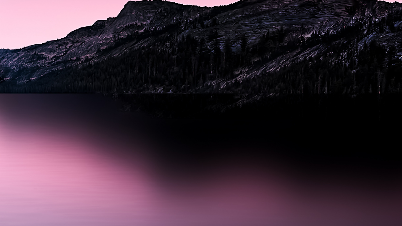 Обои атмосфера, гора, природный ландшафт, вода, нагорье в разрешении 1366x768