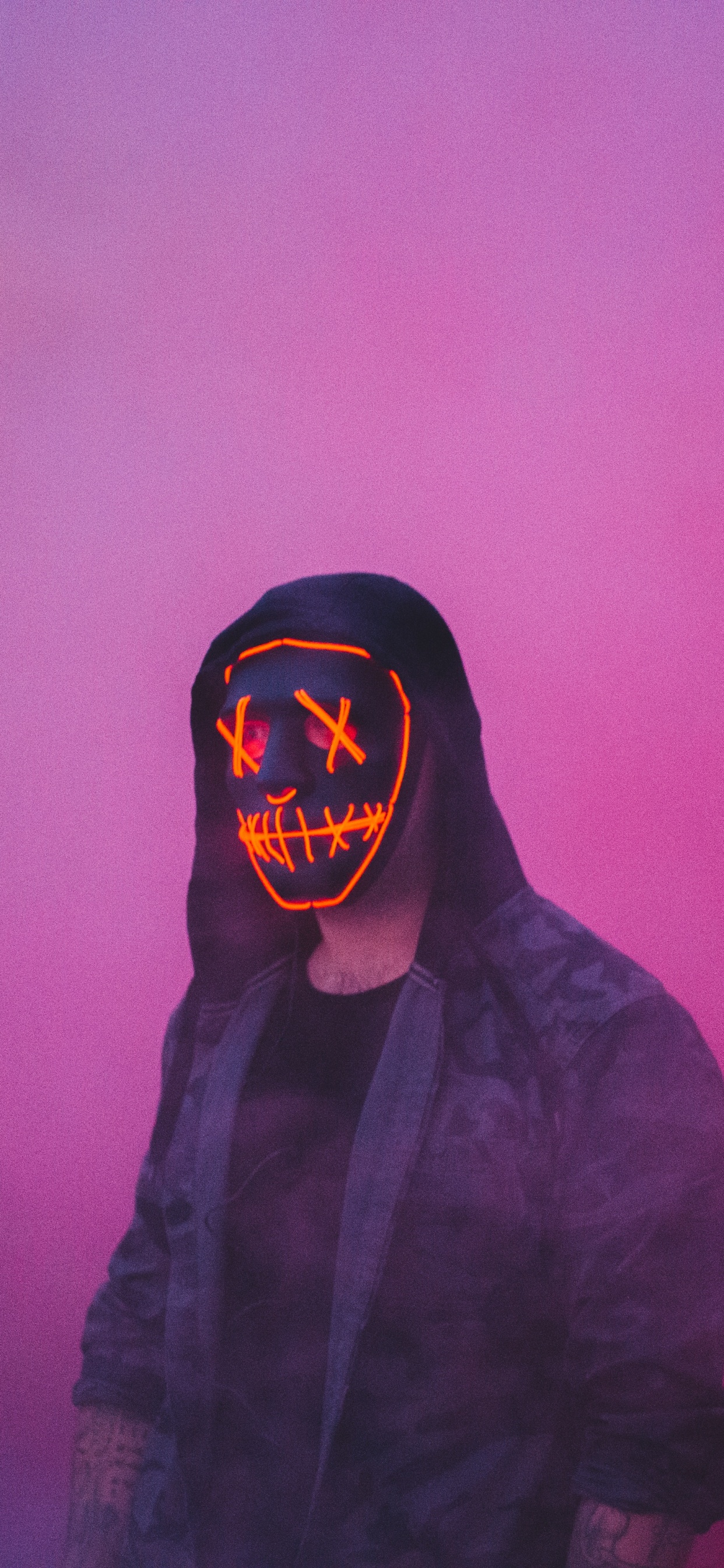 Обои Представление, пурпур, свет, Фиолетовый, верхняя одежда в разрешении 1242x2688