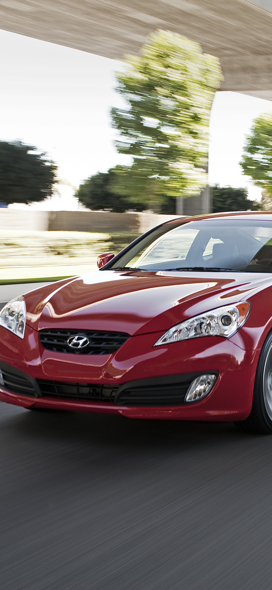 Обои Хендай Генезис купе 2011, Хендай Генезис Купе, Hyundai, спорткар, авто в разрешении 1125x2436