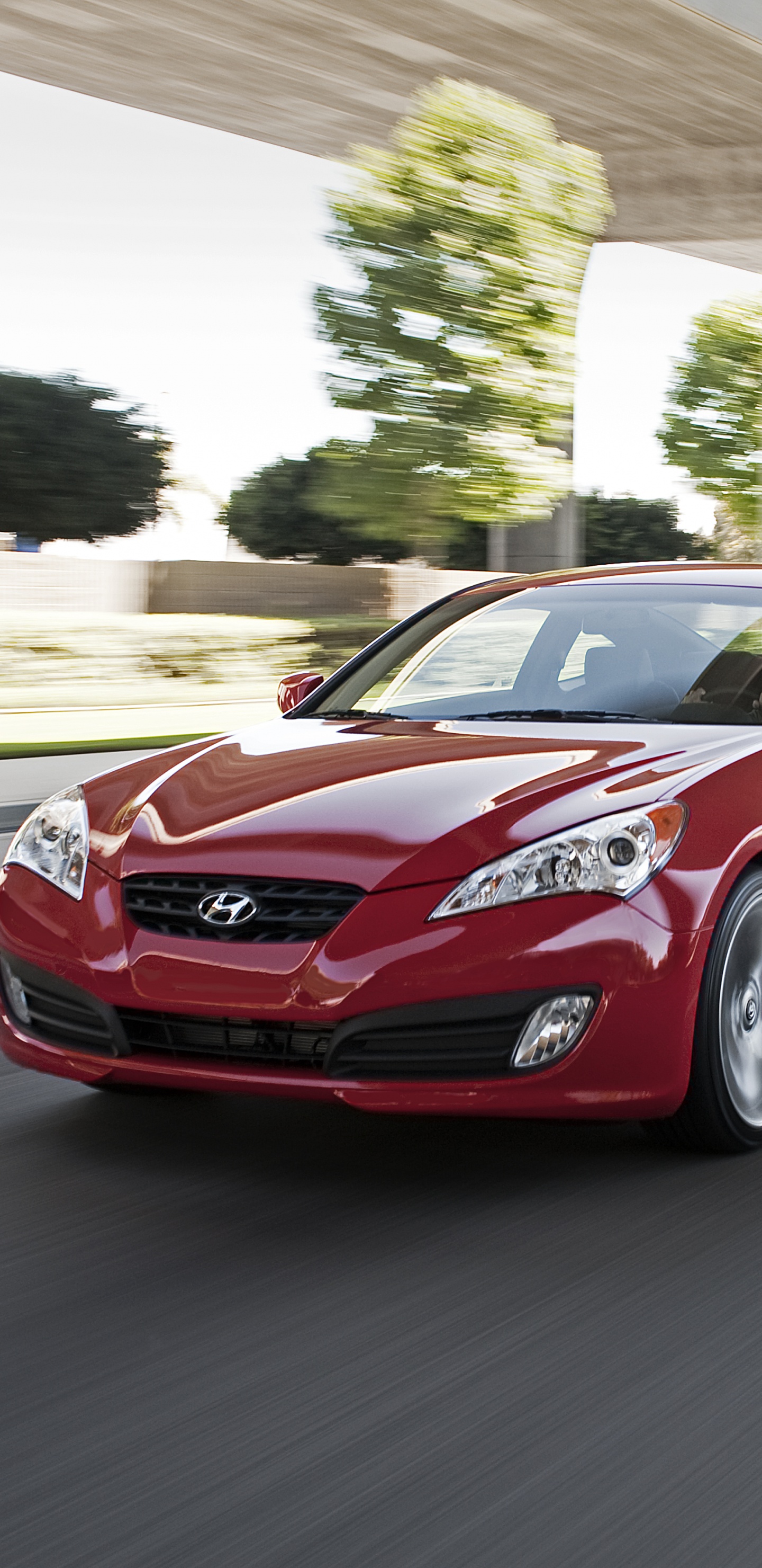 Обои Хендай Генезис купе 2011, Хендай Генезис Купе, Hyundai, спорткар, авто в разрешении 1440x2960