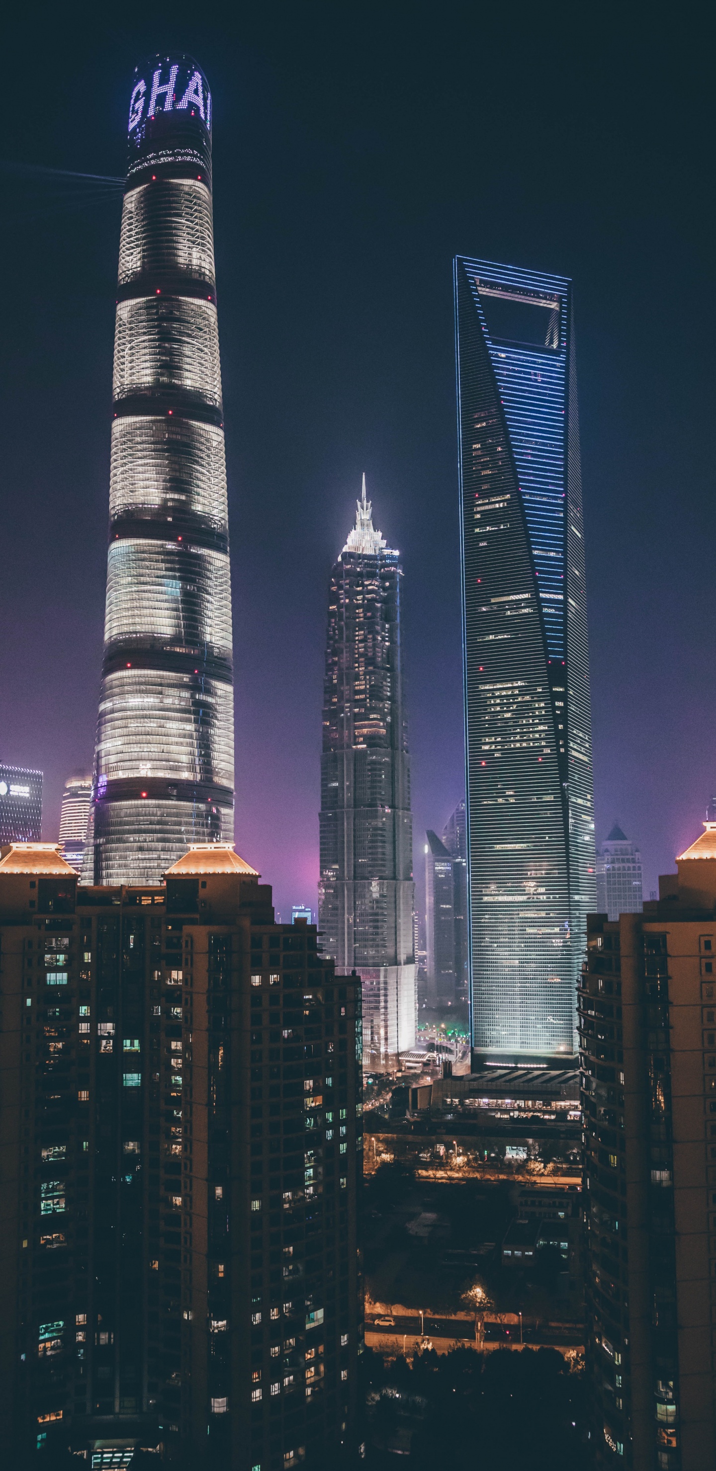 Обои постер, архитектура, арт, здание, небоскреб в разрешении 1440x2960