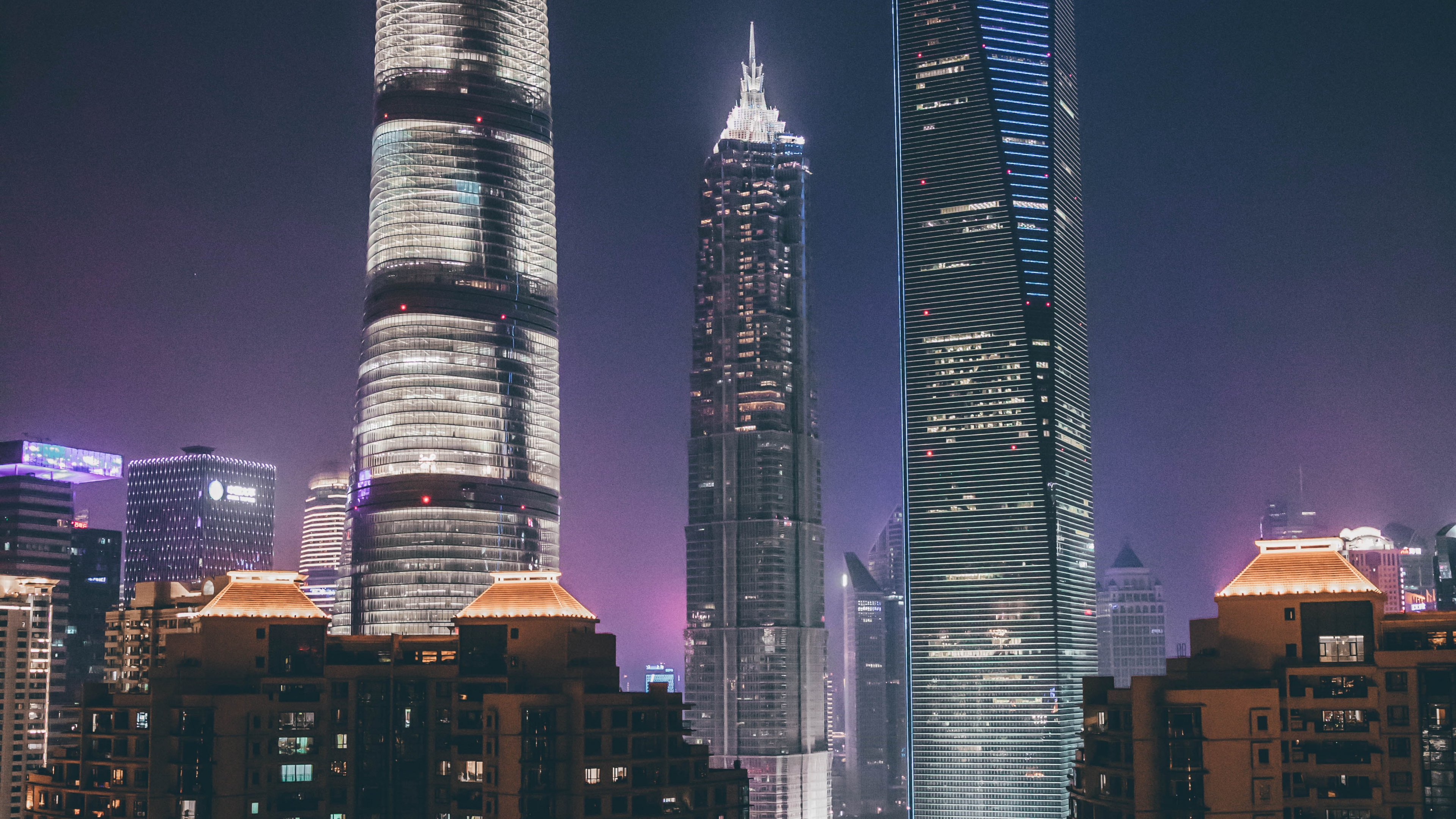 Обои постер, архитектура, арт, здание, небоскреб в разрешении 3840x2160