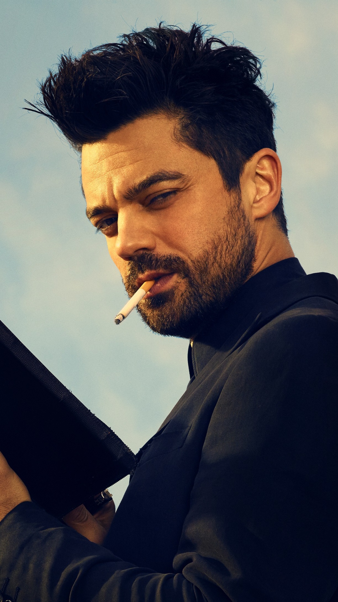 Обои проповедник, Джесси Кастер, АМЦ, волосы на лице, прохлада в разрешении 1080x1920