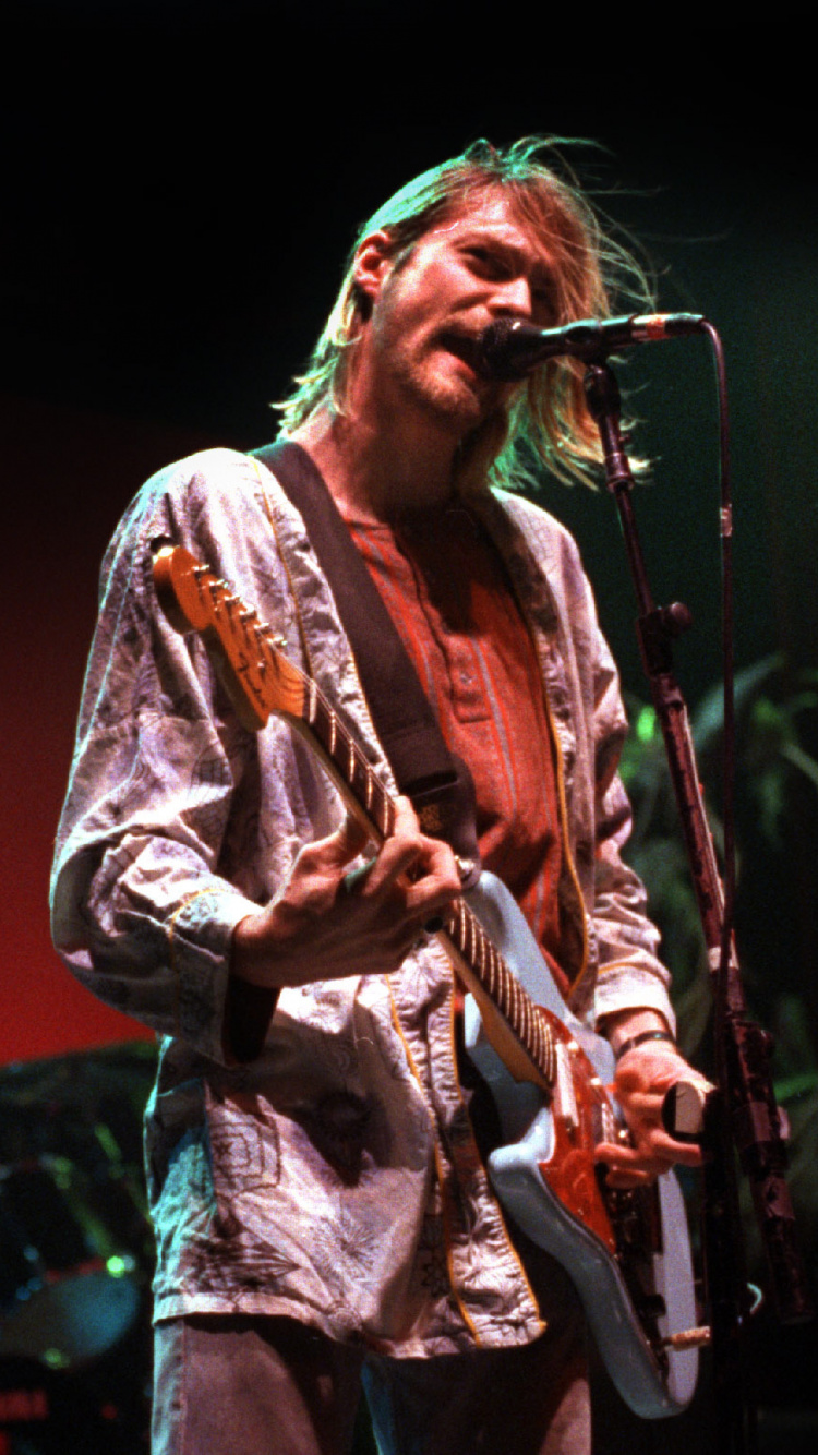 Обои нирвана, гранж, Представление, развлечение, театральное искусство в разрешении 750x1334