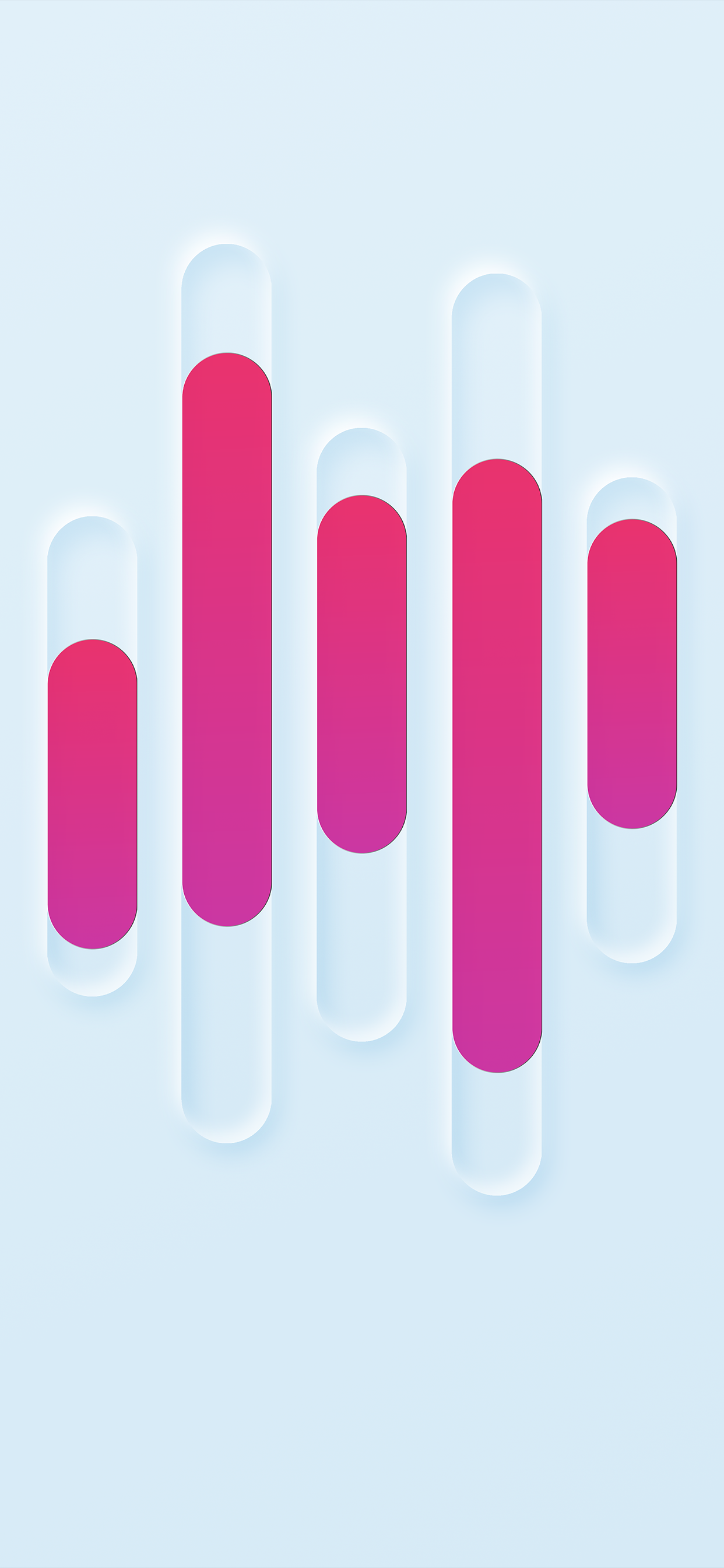 Обои яблоко, пользовательский интерфейс, ios, iOS 7, пурпур в разрешении 1242x2688