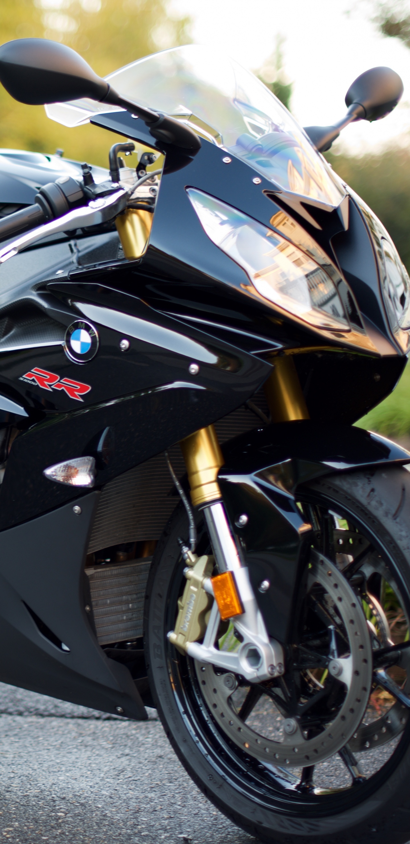 Обои Байерише Моторен Верке АГ, БМВ с 1000 РР, мотоцикл, спортивный мотоцикл, авто в разрешении 1440x2960