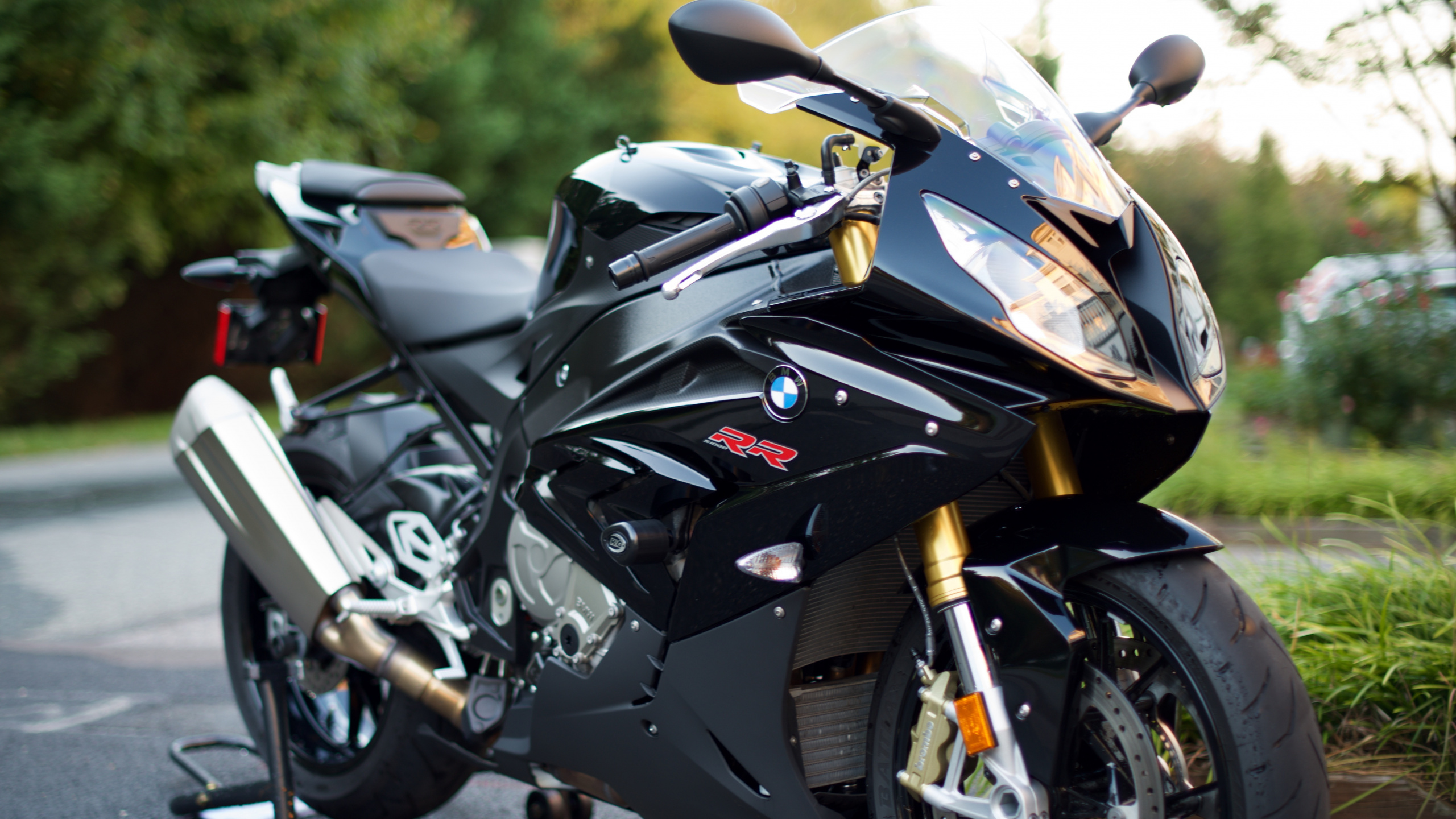 Обои Байерише Моторен Верке АГ, БМВ с 1000 РР, мотоцикл, спортивный мотоцикл, авто в разрешении 2560x1440