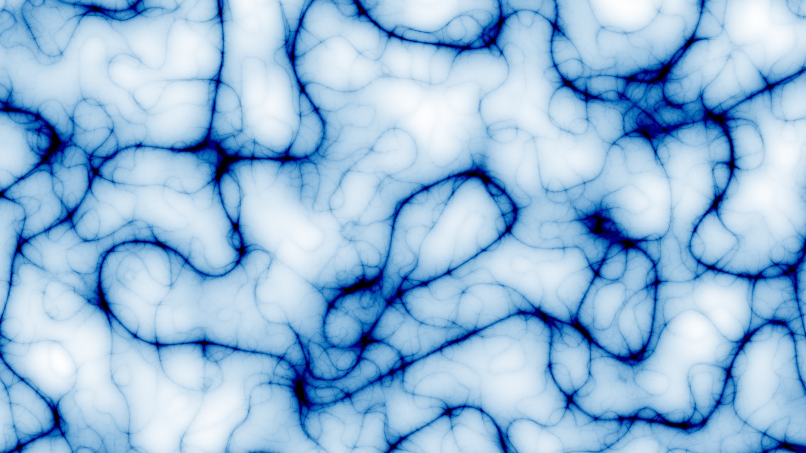 Обои синий, вода, узор, дизайн, электрик в разрешении 2560x1440