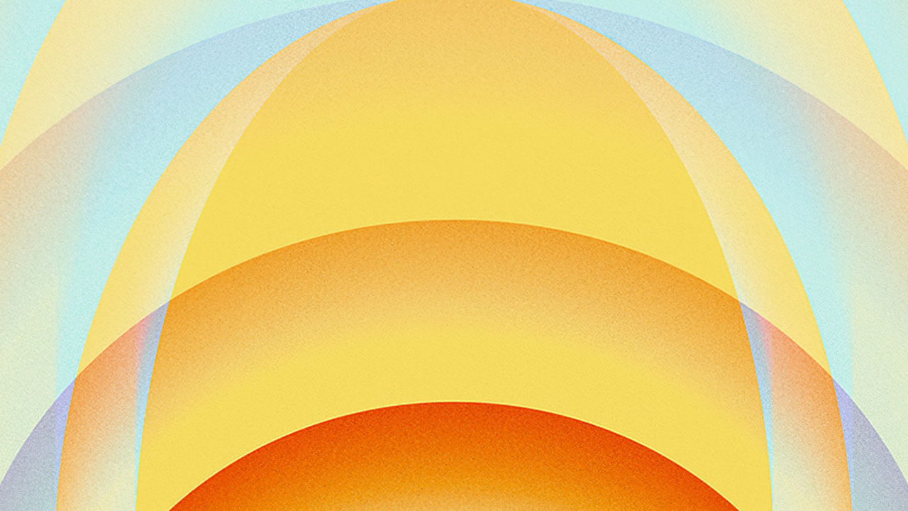 Обои круг, красочность, мир, облако, Апельсин в разрешении 1280x720