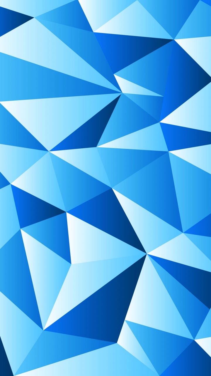 Обои абстрактное искусство, Треугольник Пенроуза, синий, узор, треугольник в разрешении 720x1280