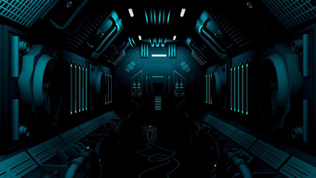 Обои симметрия, темнота, электроника, дизайн, научная фантастика искусство в разрешении 1280x720