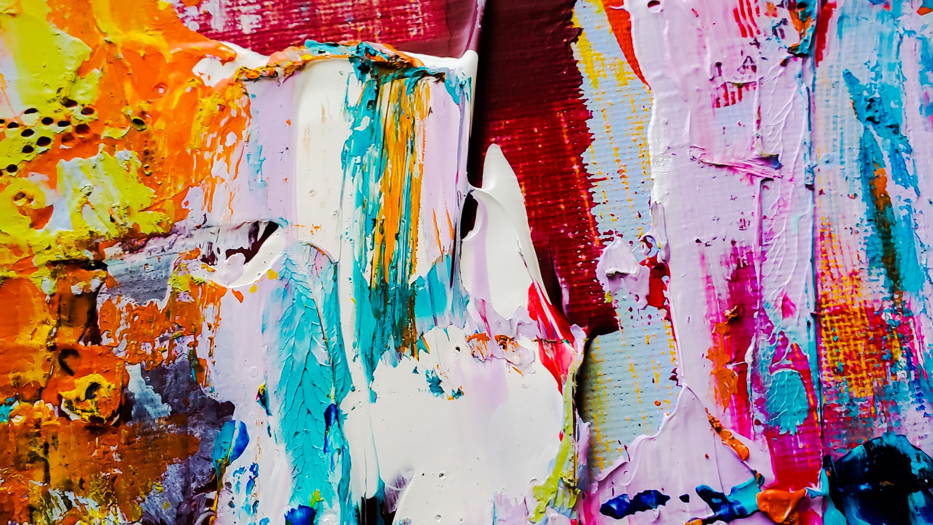 Обои абстрактное искусство любовь, абстрактное искусство, живопись, арт, масляная живопись в разрешении 1920x1080