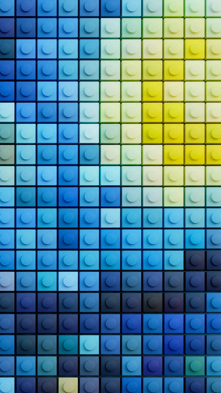 Обои симметрия, красочность, синий, лазурный, жидкость в разрешении 750x1334