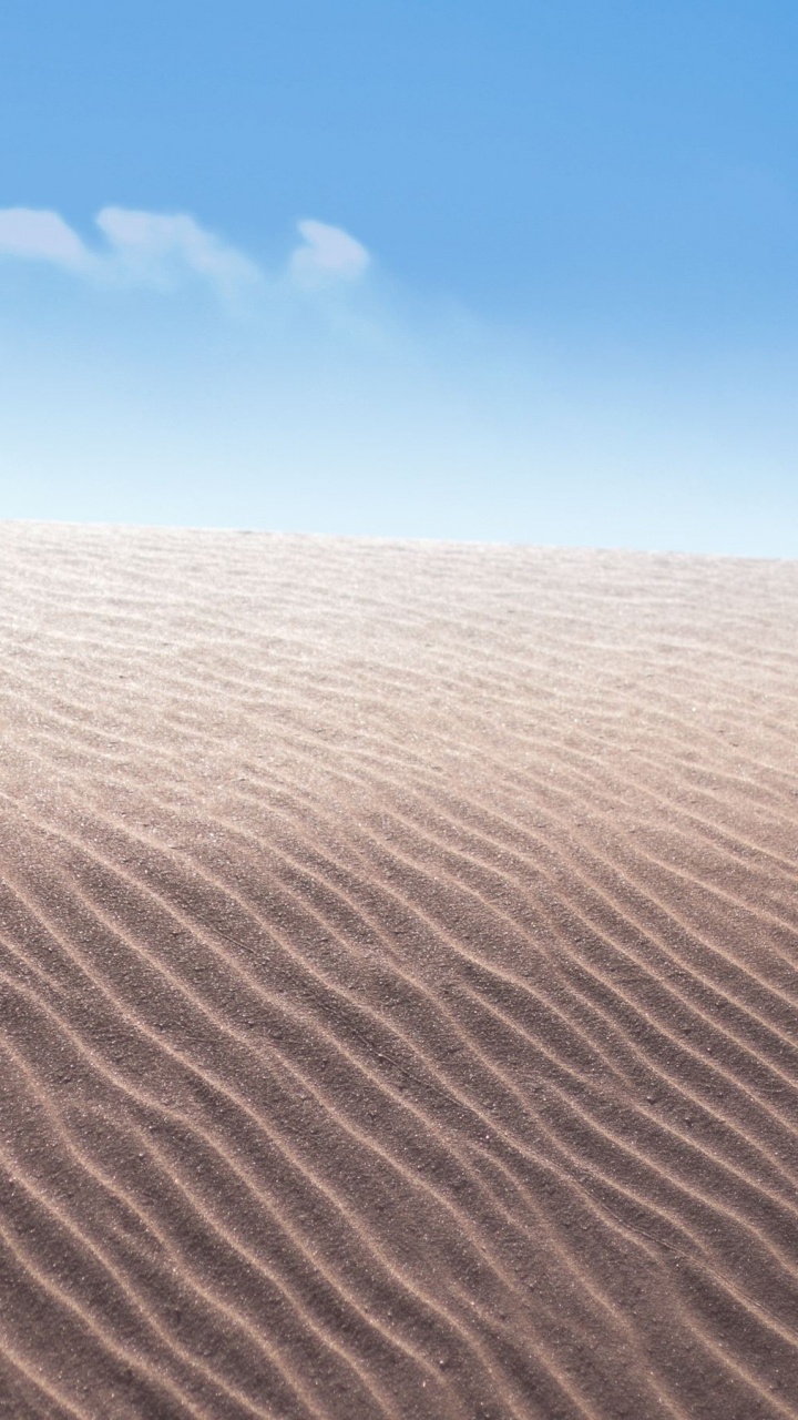 Обои пустыня, Дюна, песок, эрг, эолийские рельефы в разрешении 720x1280