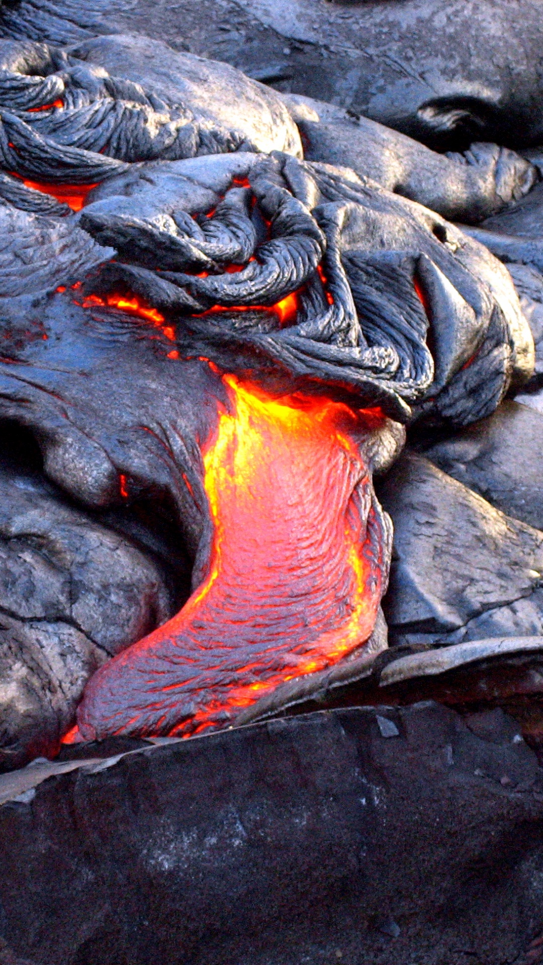 Обои лава, древесный уголь, рок, уголь, пища в разрешении 1080x1920