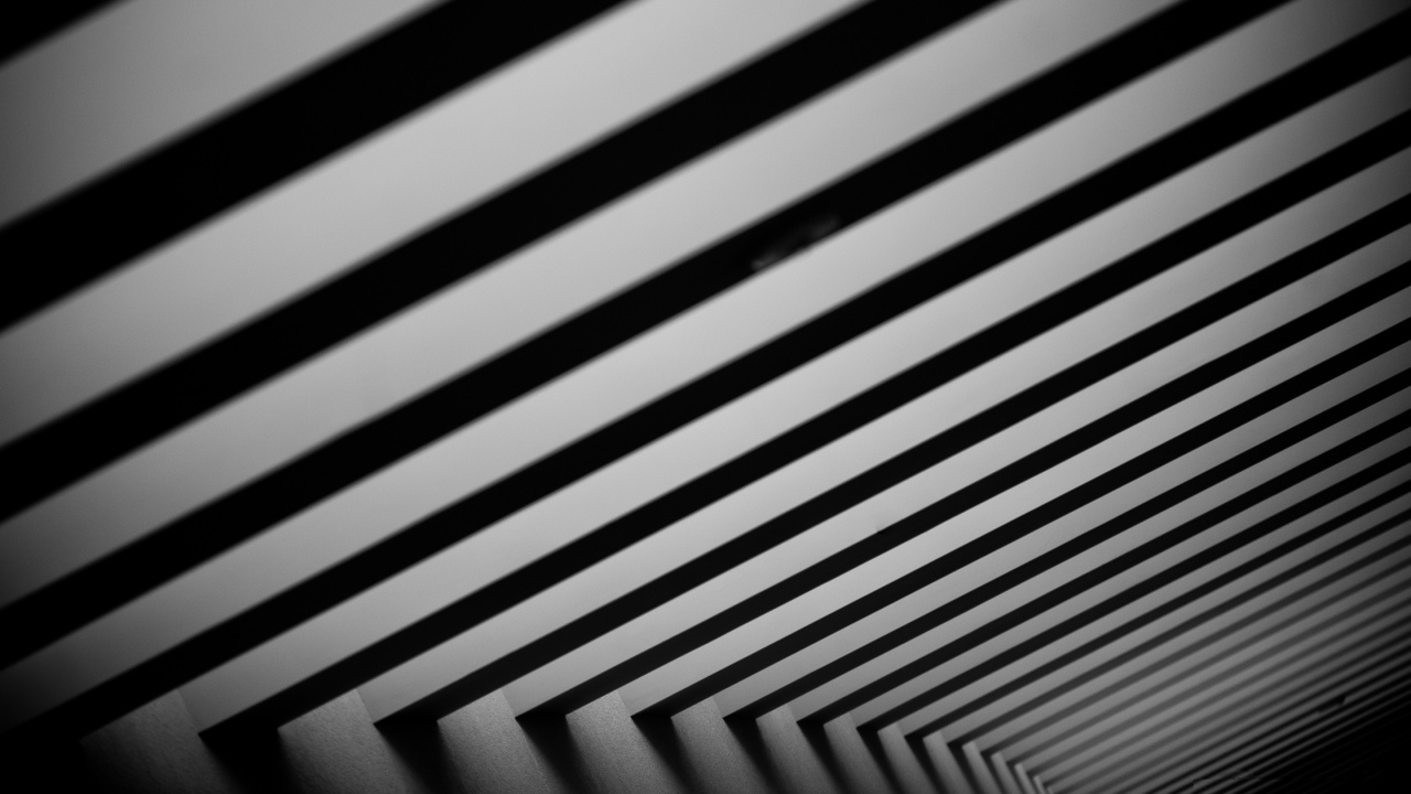 Обои черный, линия, монохромный, свет, симметрия в разрешении 1280x720